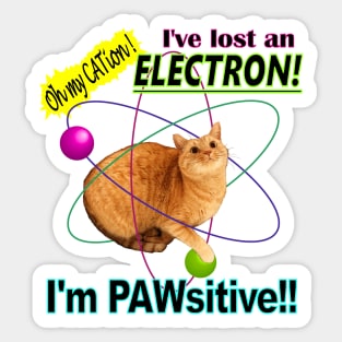 PAWsitive CATion Sticker